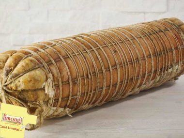 Pancetta arrotolata stagionata