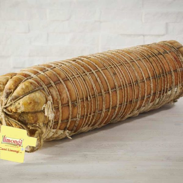 Pancetta arrotolata stagionata