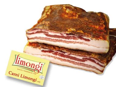 pancetta tesa stagionata trancio Lucana